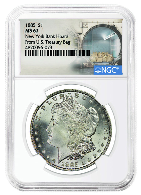 NGC slabs silver dollar hoard