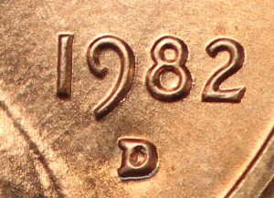 1982-D Lincoln Copper Small Date